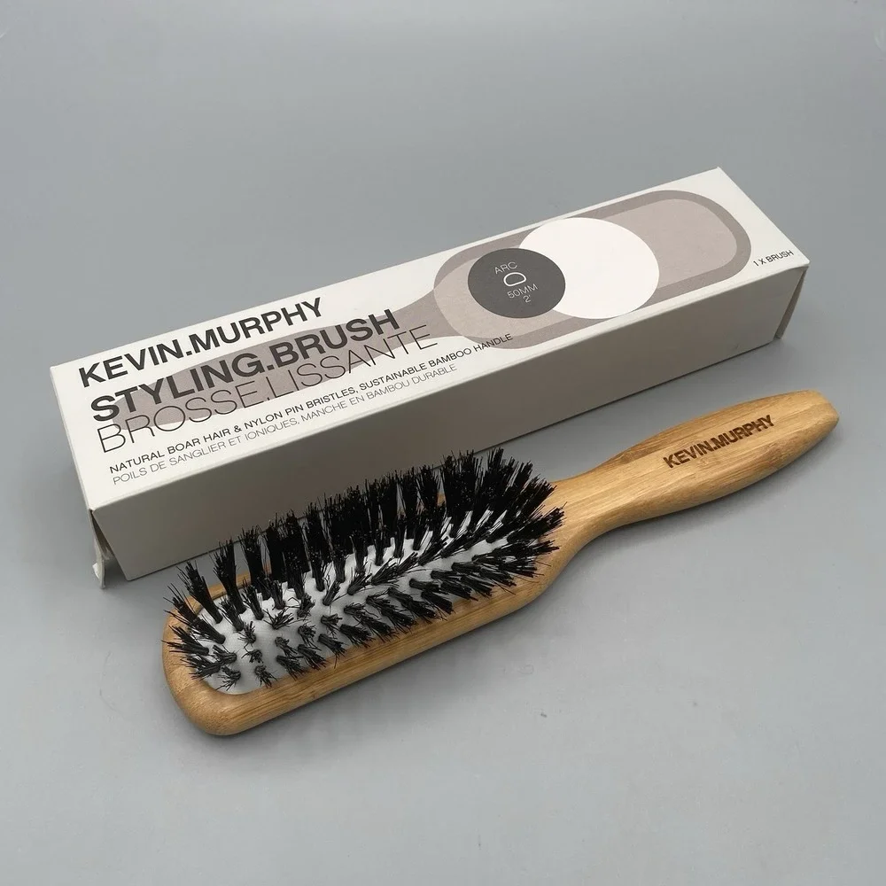 Kevin Murphy Styling Brush Boar and Nylon Bristles Bamboo Medium Lightweight NIB